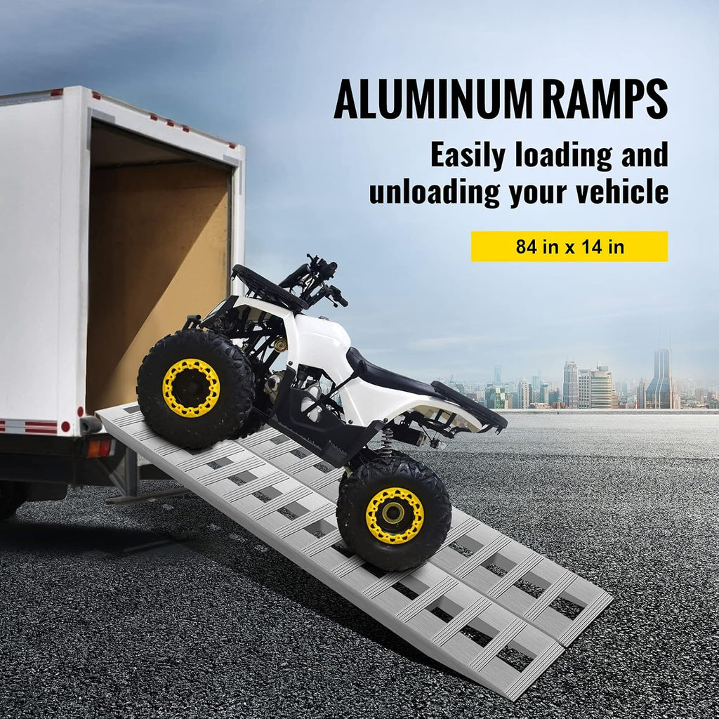 84x14 Inch Aluminum Ramps 1 Pair S52613