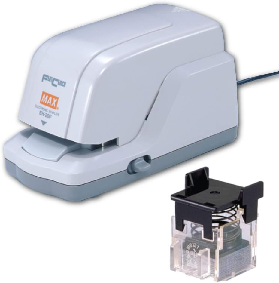 Gray Flat Clinch Elec Stapler and Stapler Cartridge F340