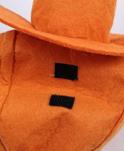 Dog Halloween Costumes 2Pcs Set Witch Hat and Bandana Black W505149