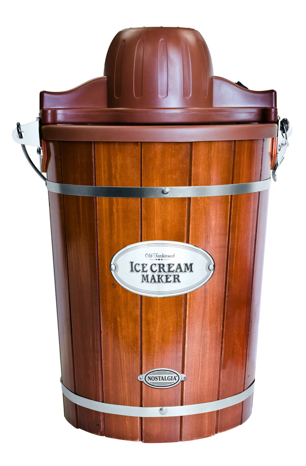 6-Quart Wood Bucket Ice Cream Maker X90401
