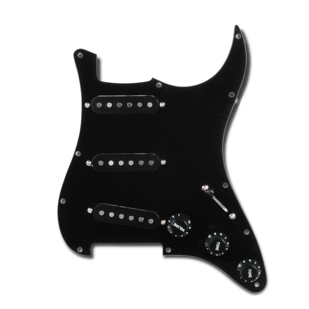 Black/White/Black Pre-Wired Pickguard L7665