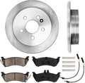 5 Lug Brake Disc Rotors with Ceramic Brake Pads C7743