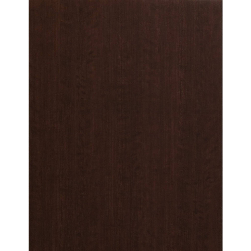 Mocha Cherry Office Desk with Mobile File Cabinet L71759