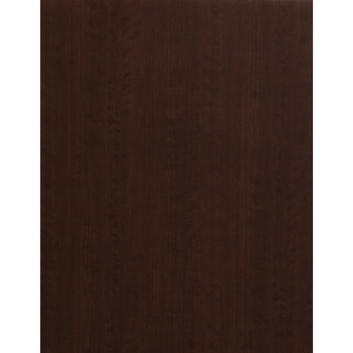 Mocha Cherry Office Desk with Mobile File Cabinet L71759
