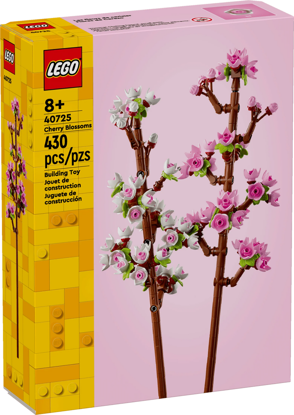 White and Pink Cherry Blossom Building Set V2318
