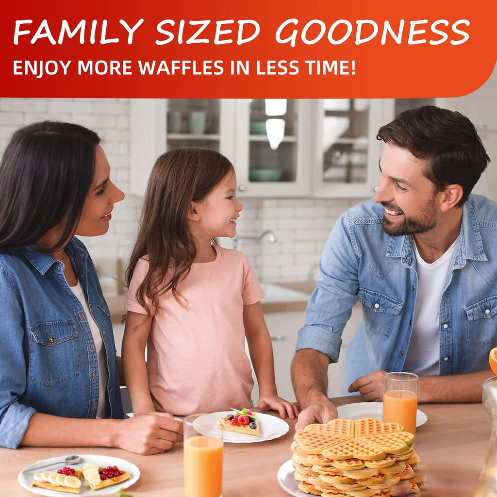 1200W Double Non-Stick Waffle Maker G743134