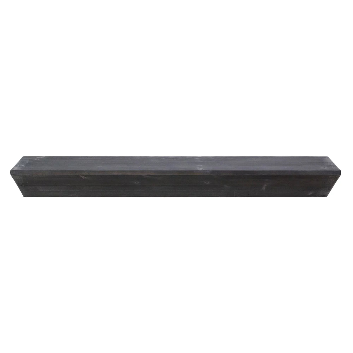 Large Black Wood Floating Wall Shelf R777152
