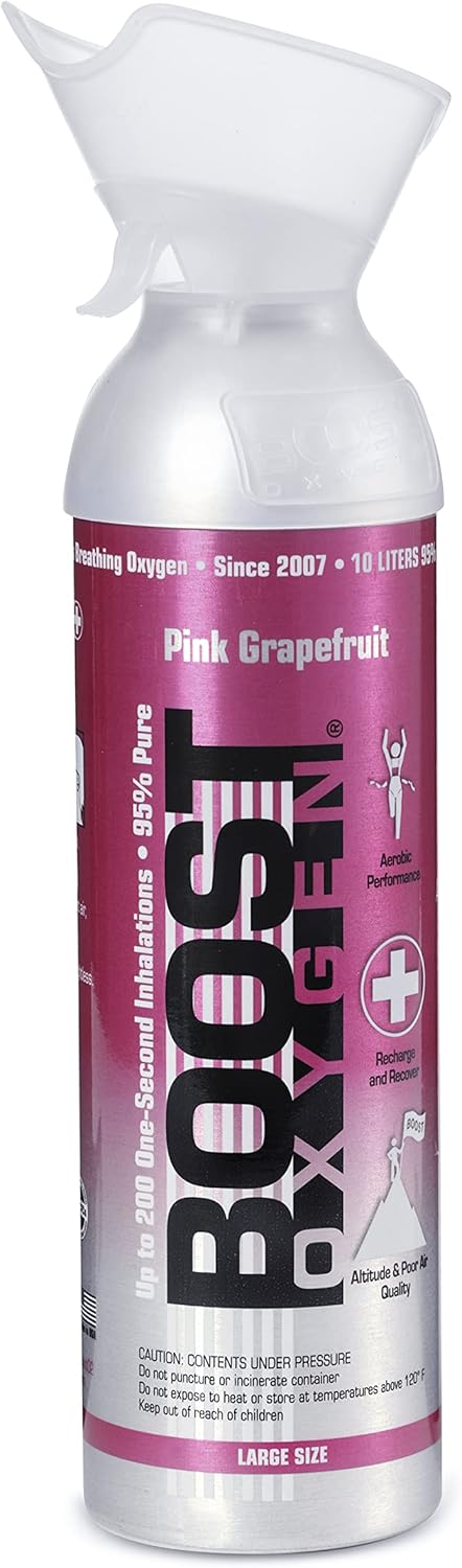 4 Pack Large 10L Natural Portable Pure Oxygen Canister W497478