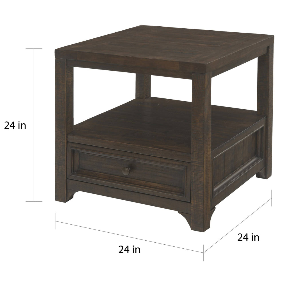 Solid Wood End Table K536