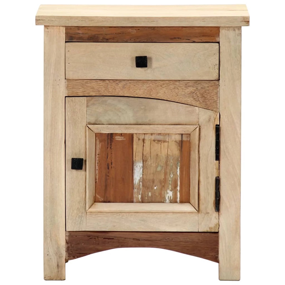 Bedside Cabinet Solid Reclaimed Wood Z815