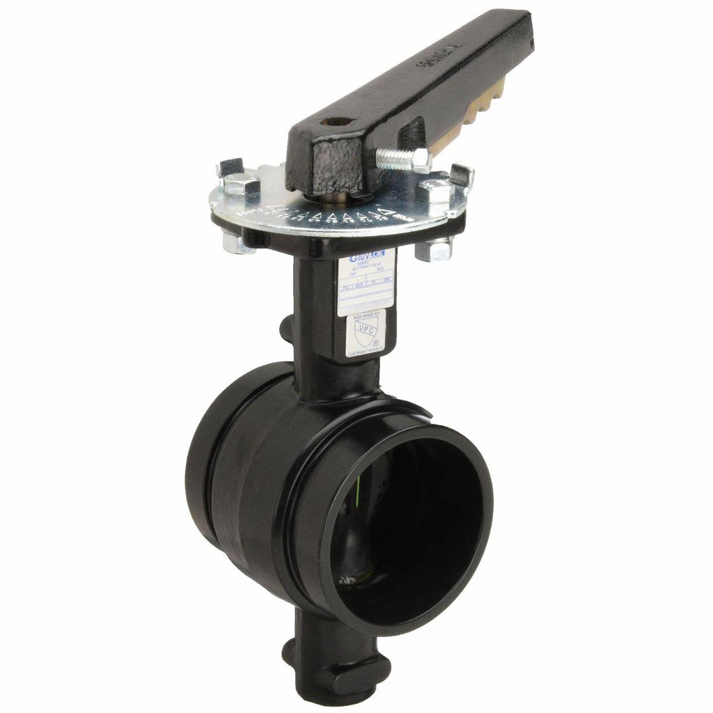 Butterfly Valve, Grooved, 2 In, Iron X508519