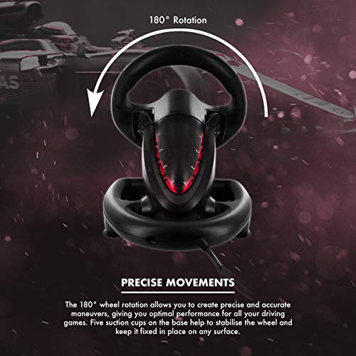 Racing Wheel with Pedals & Shifter U6263