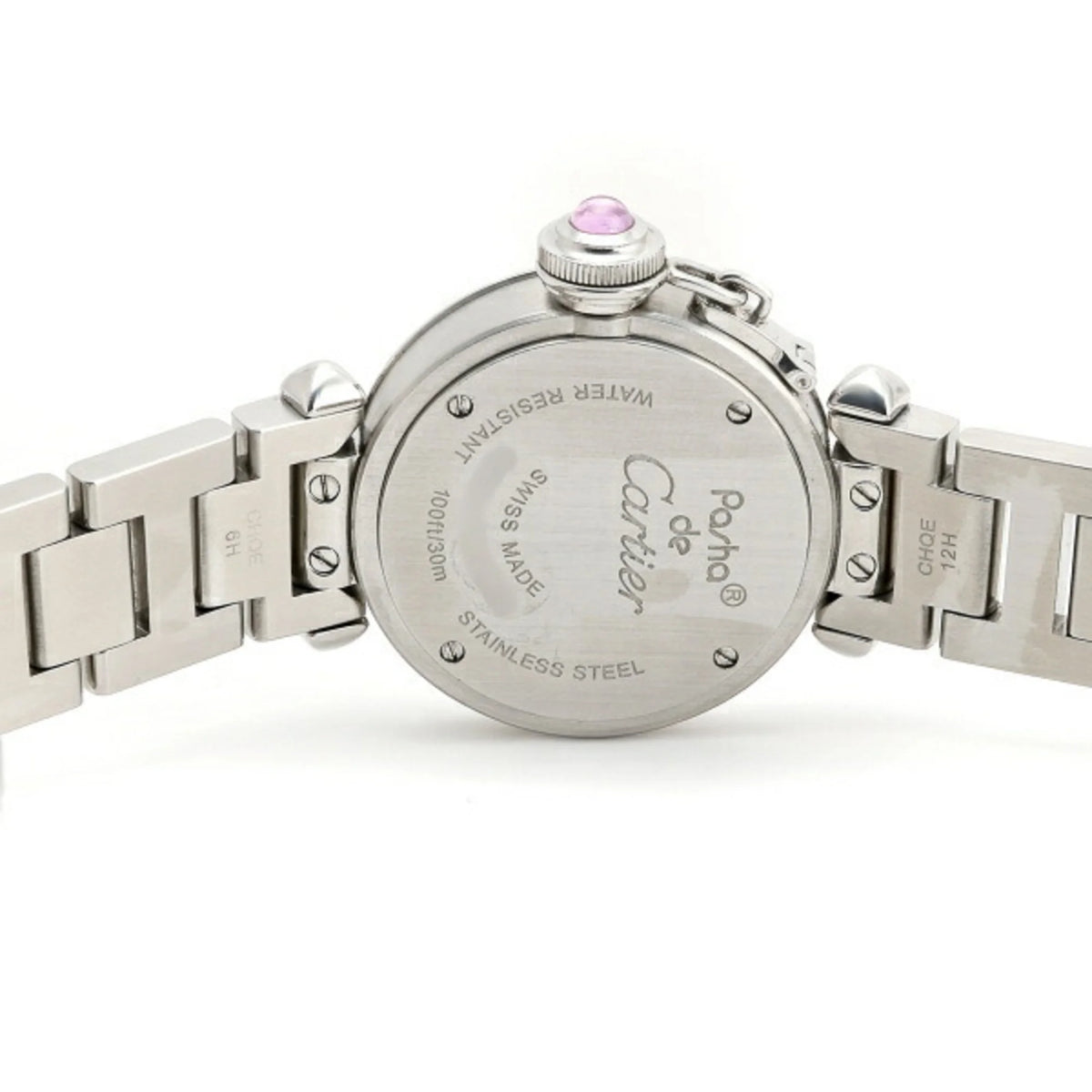 Pre-Owned Pink Dial Watch H459