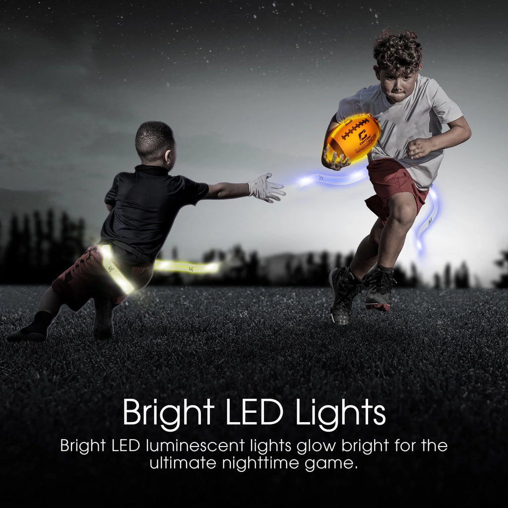 Light Up Official Size Water Resistant Football with Pump V2170