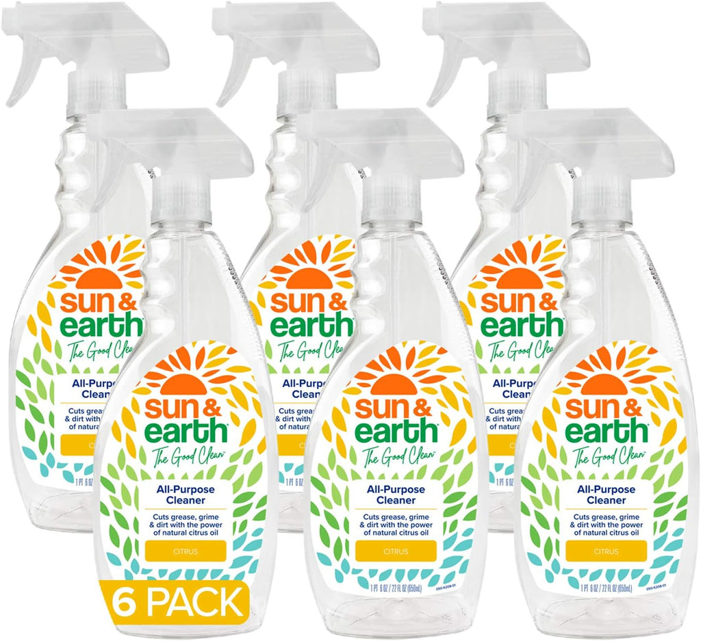 All Purpose Cleaner Wipes, 480 total wipes, Pack of 6, Citrus Scent, Plant Based Ingredients Y96805