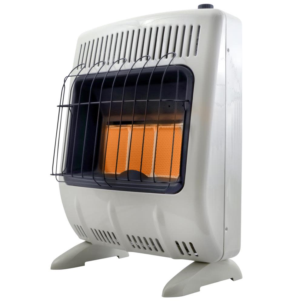 20000 BTU Vent-Free Radiant Natural Gas Heater with Thermostat and Blower N51361