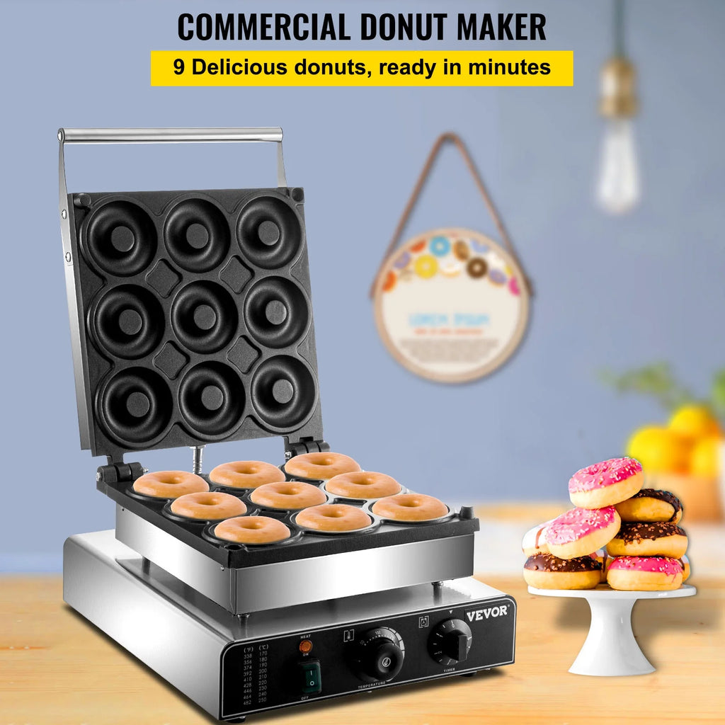 9pcs Electric Donut Maker Machine A673488