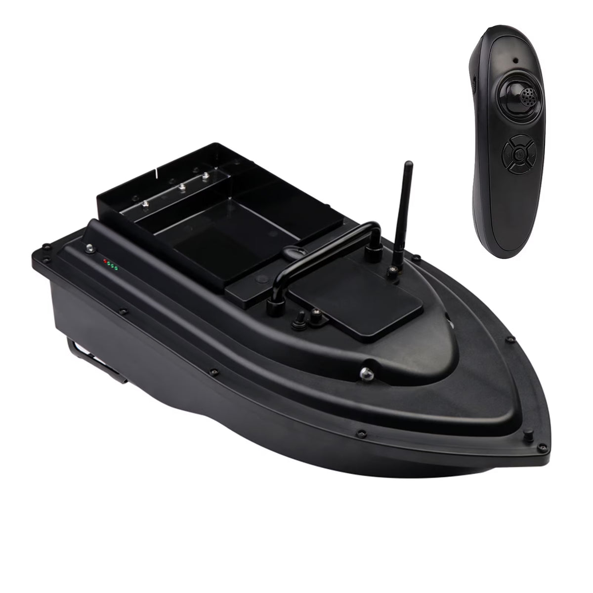 RC Fishing Bait Boat with Fish Finder, 0.75kg Loading, 500M Remote Control, Double Motor, Night Light, 12000mah Battery C88901