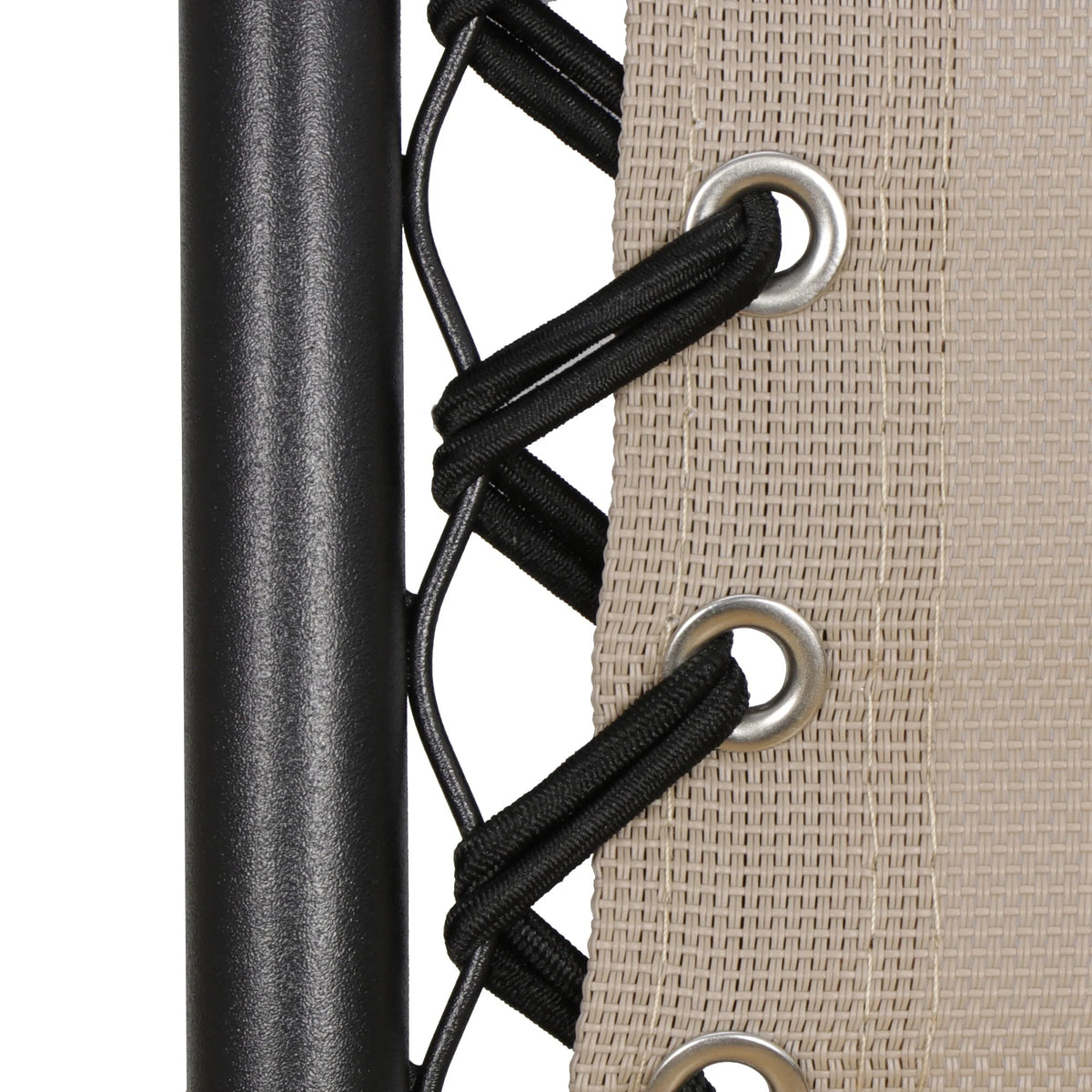 2 Pack Beige Steel Zero-Gravity Chair T476865