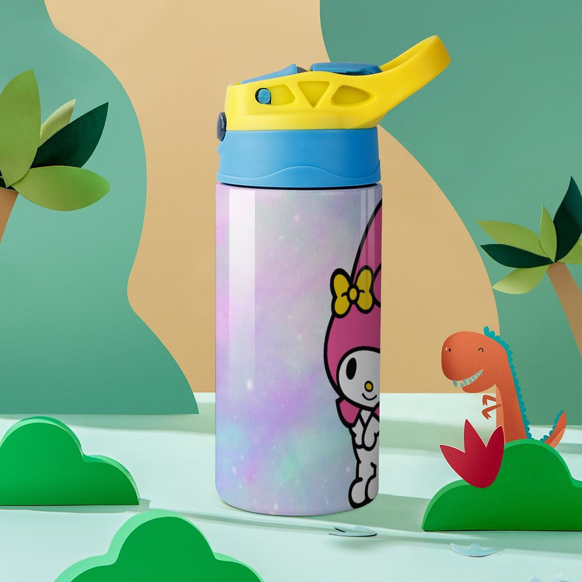 My Melody Children's Water Bottle Vacuum Insulated Stainless Steel Cup With Straw K538