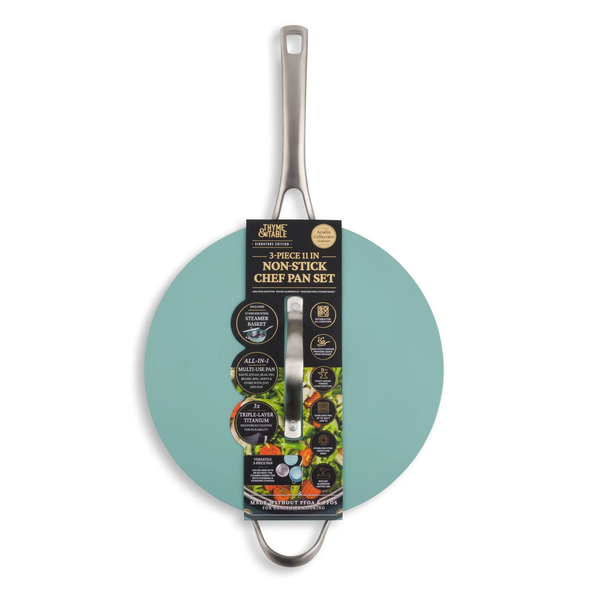 Chef Set with Steamer Basket X65096