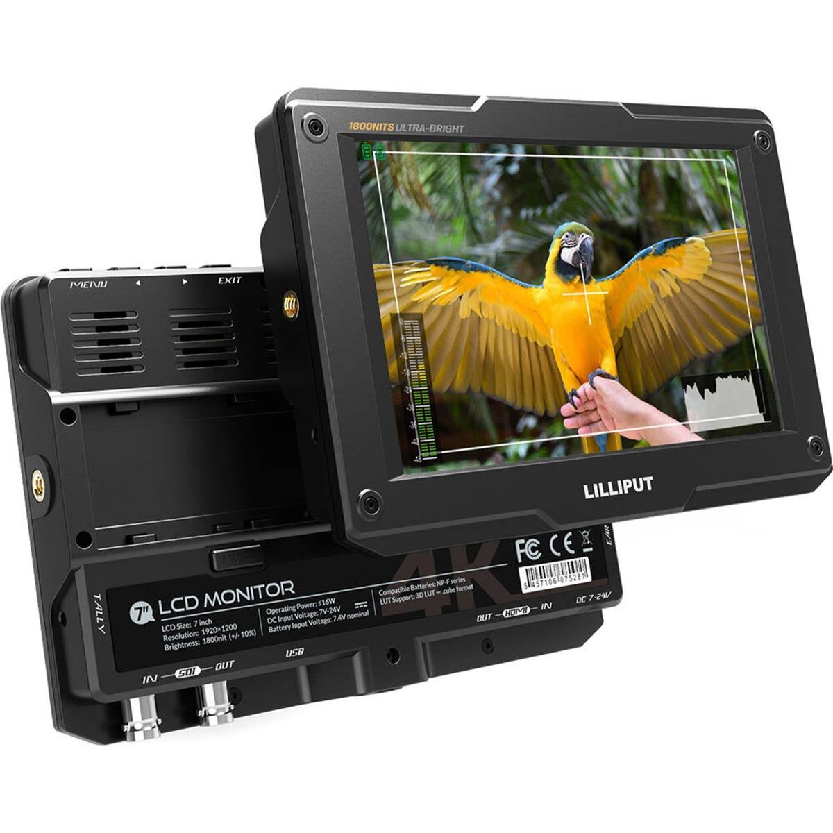 7x22 4K HDMI/3G-SDI On-Camera Monitor S9915