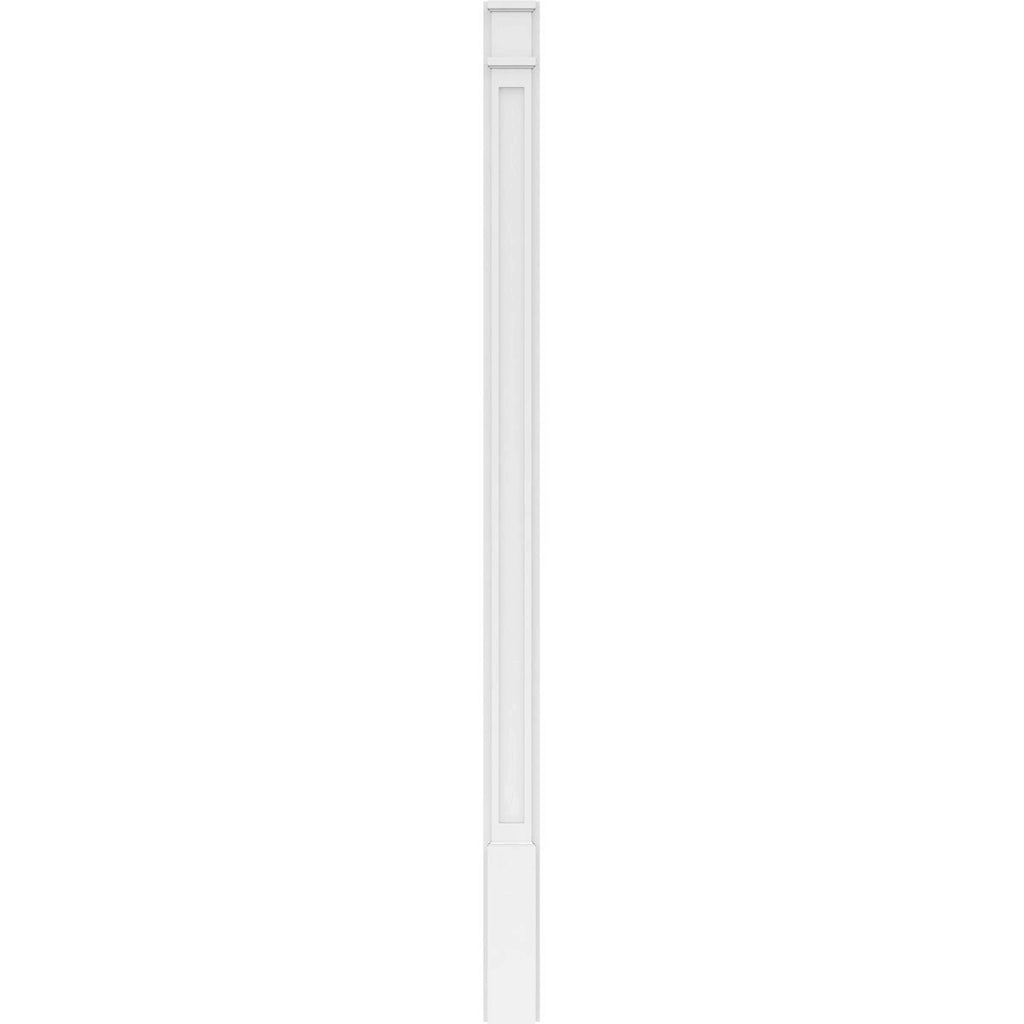 Flat Panel PVC Pilaster with Decorative Capital & Base (Pair) T907205