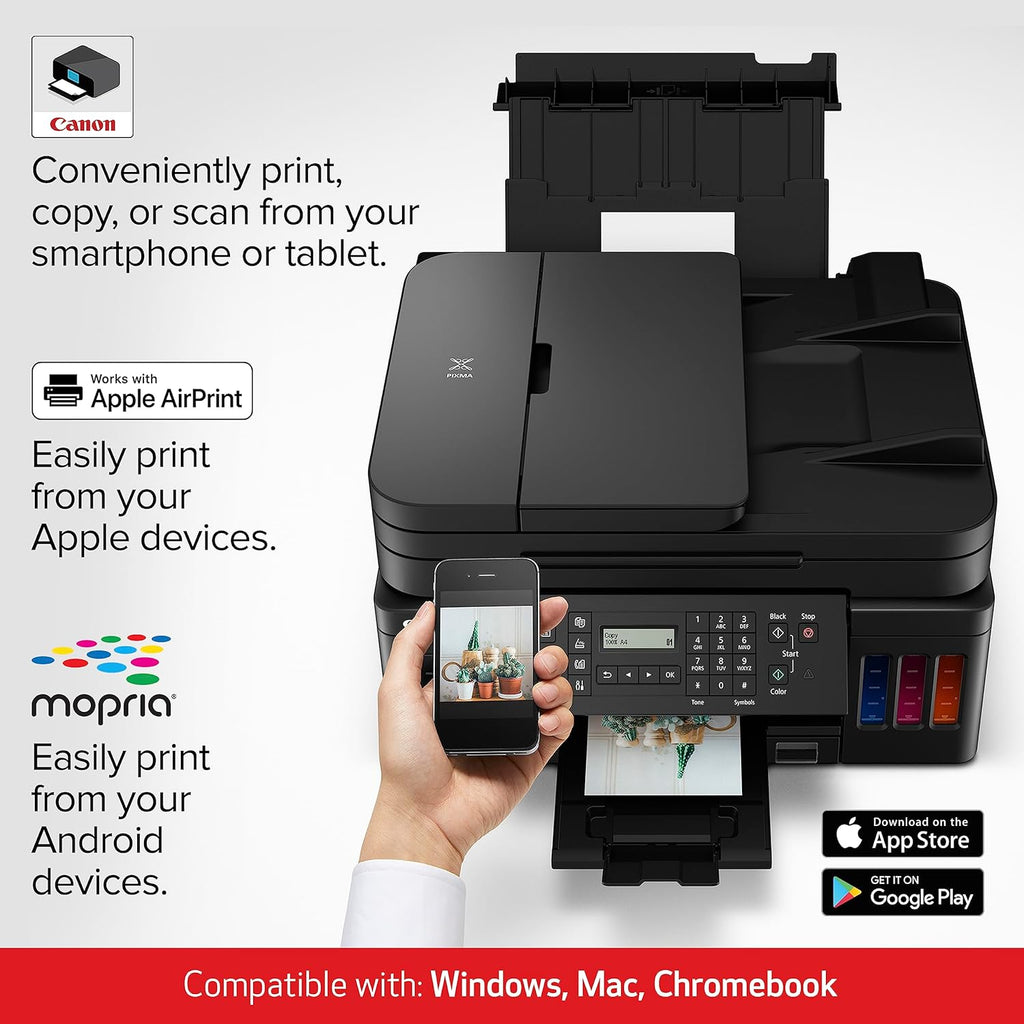 Black Wireless All-in-One Printer with Copier, Scan, Fax and ADF N215687