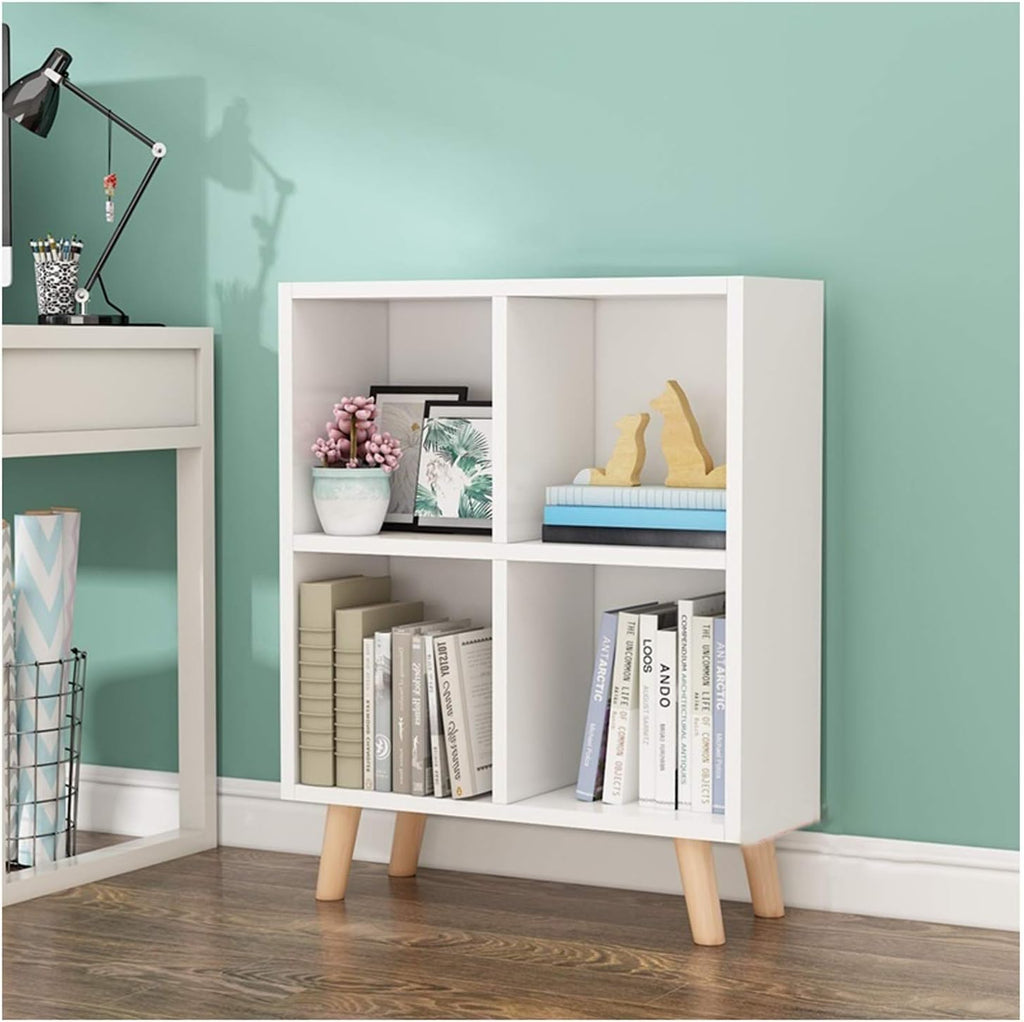 2-Tier Open Shelf Wood Bookcase R209