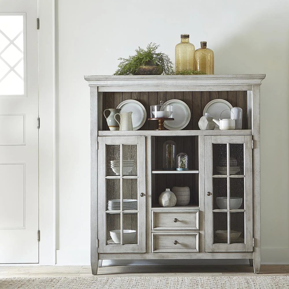 White Display Cabinet J1798