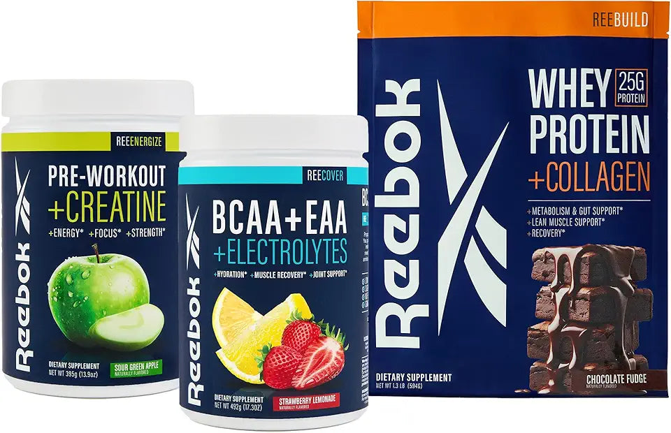 Pre-Workout, BCAA + EAA, Whey + Collagen Bundle R438536