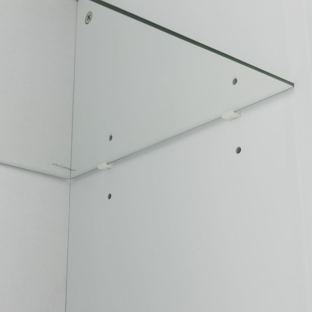 White Linen Floor Cabinet S409