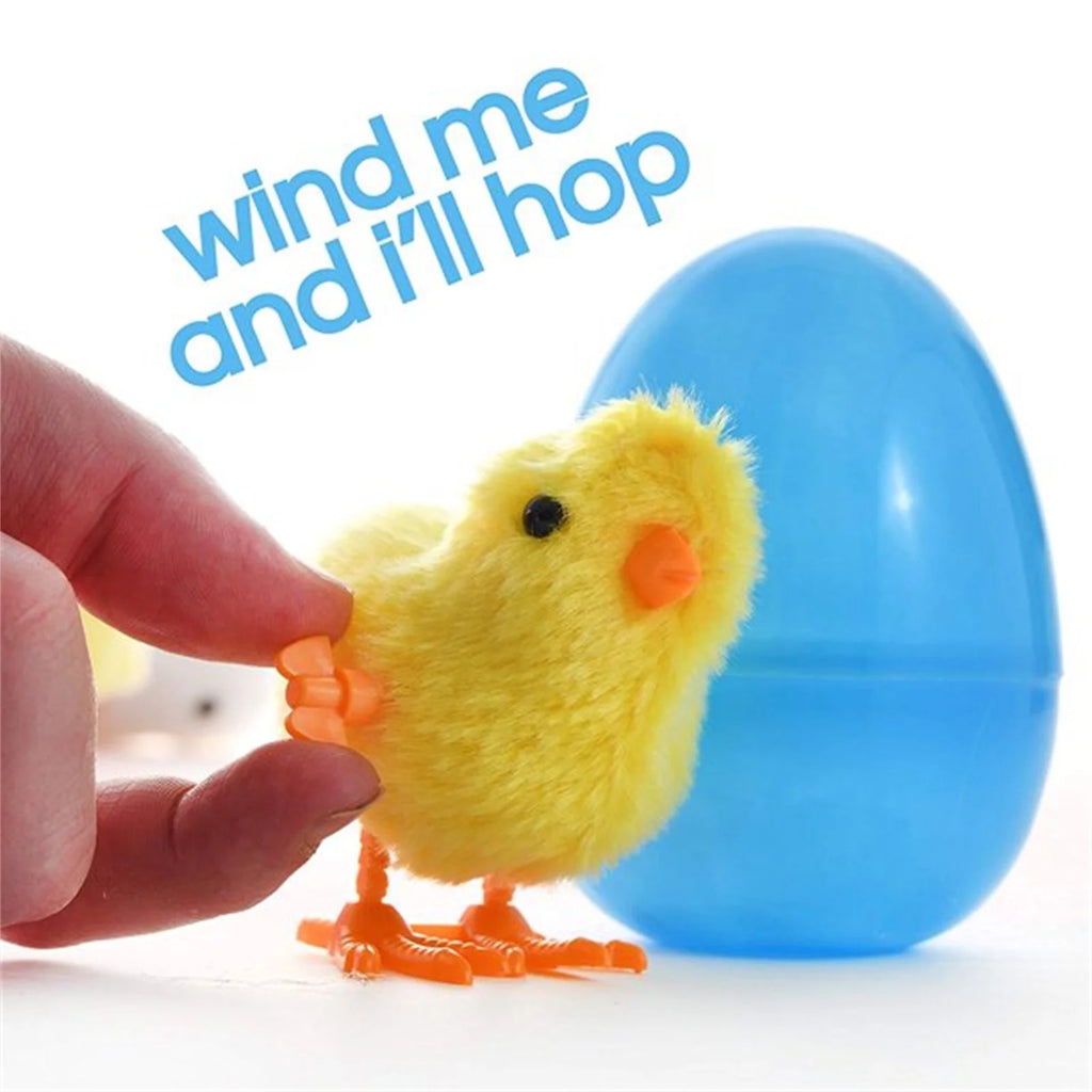 8Pcs Plastic Wind Up Toy Surprise Egg A610