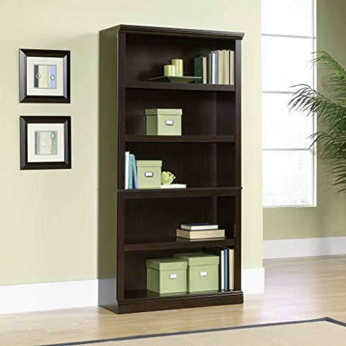 5-Shelf Bookcase, Jamocha Wood Finish A9889
