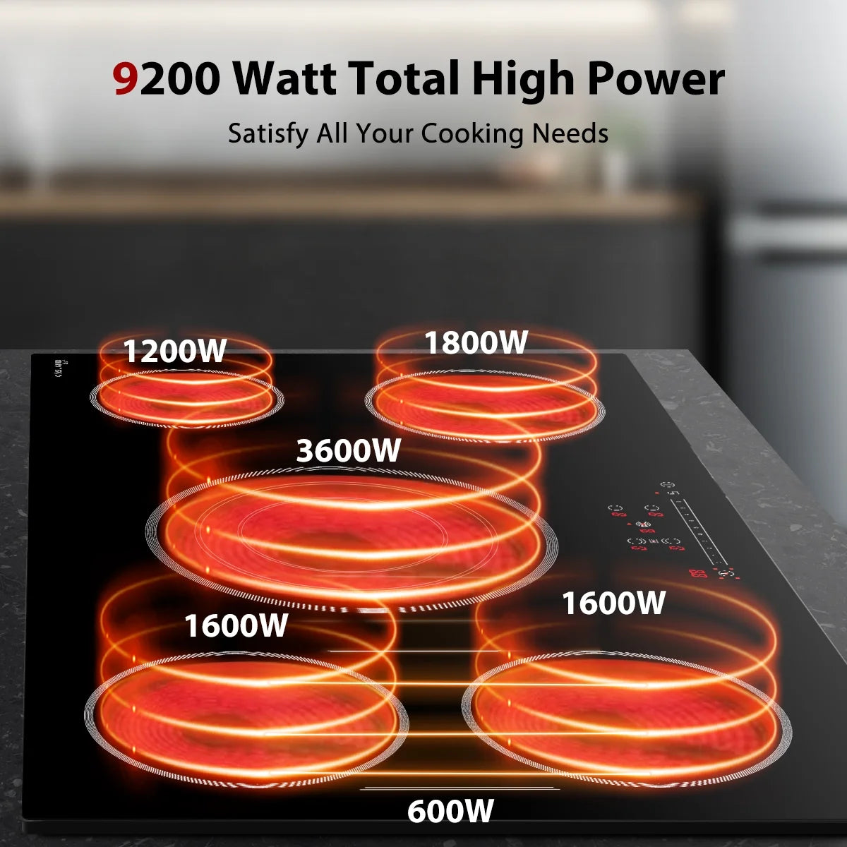 36in 5 Elements Black Radiant Electric Cooktop Z90859