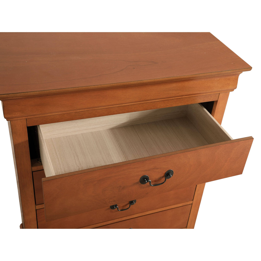 Cappuccino 5 Drawer Chest X251