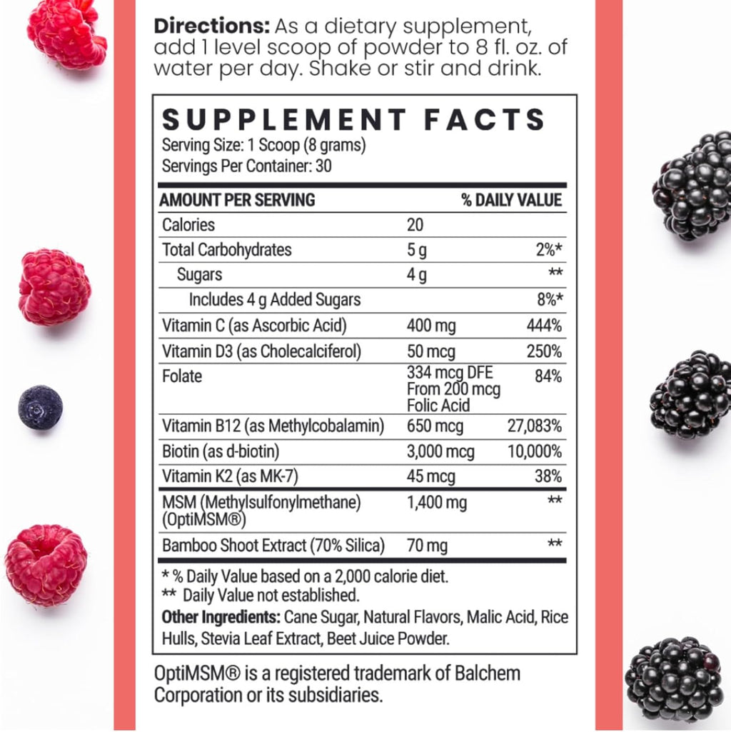 8.5 oz Hair Vitamins Powder J493892