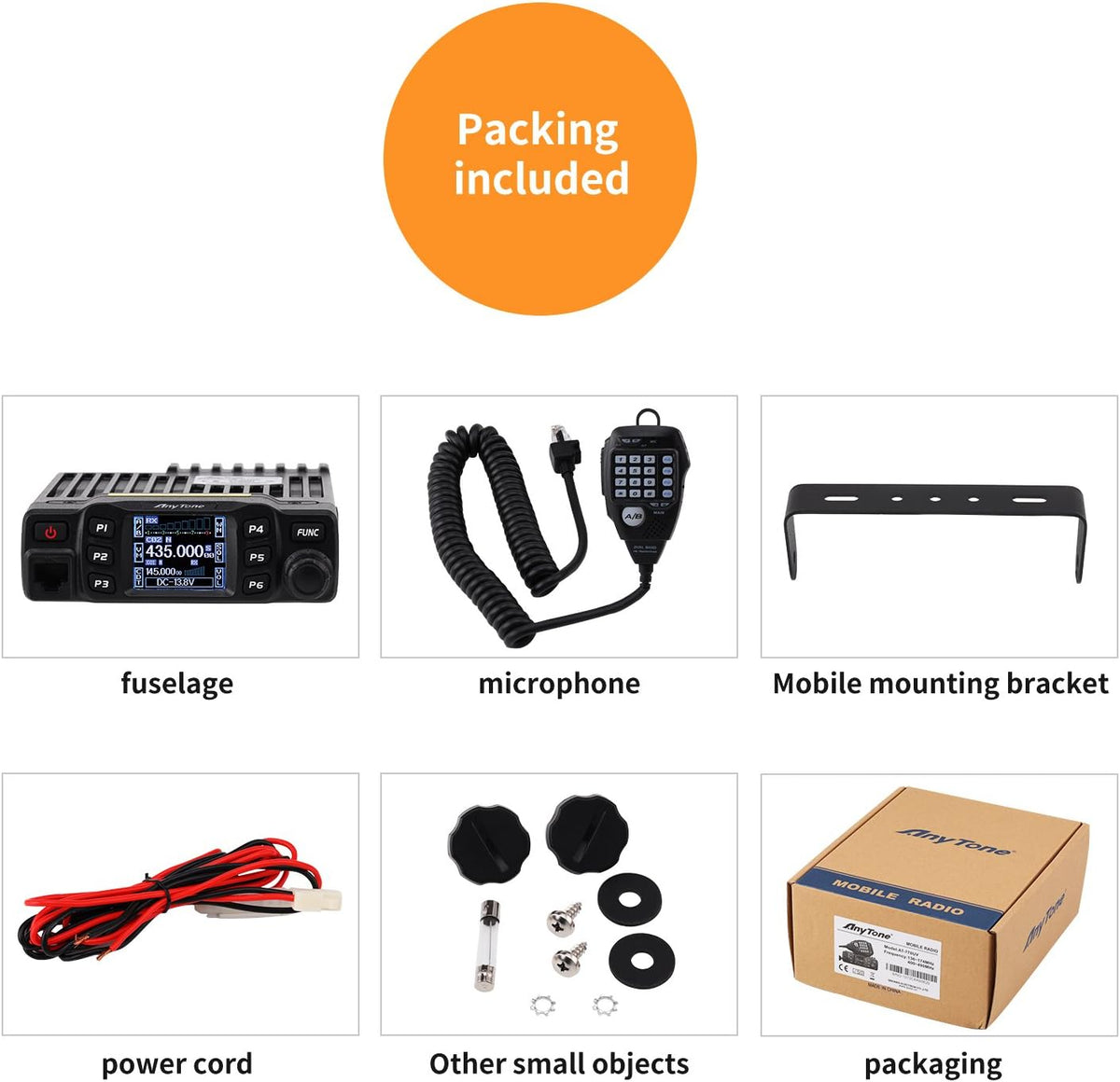 Dual Band Transceiver Mobile Radio VHF/UHF Two Way Radio U527