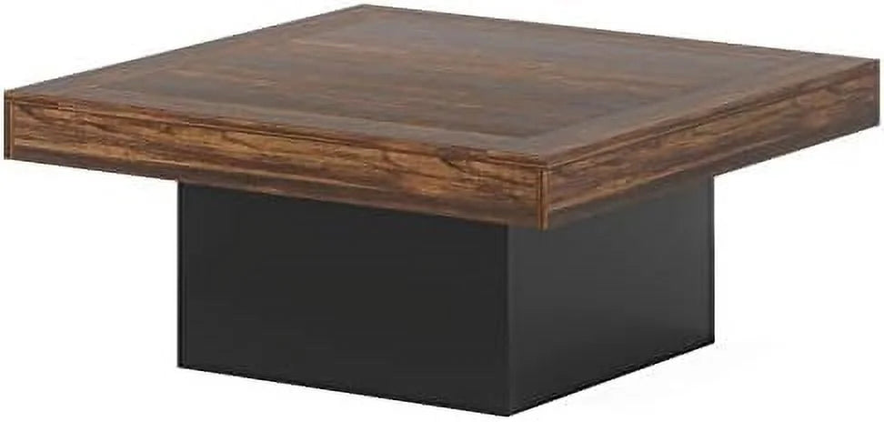 Square LED Engineered Wood Coffee Table L851