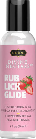 Strawberry Flavored 3-in-1 Water Based Body Topping 2 fl oz U57299