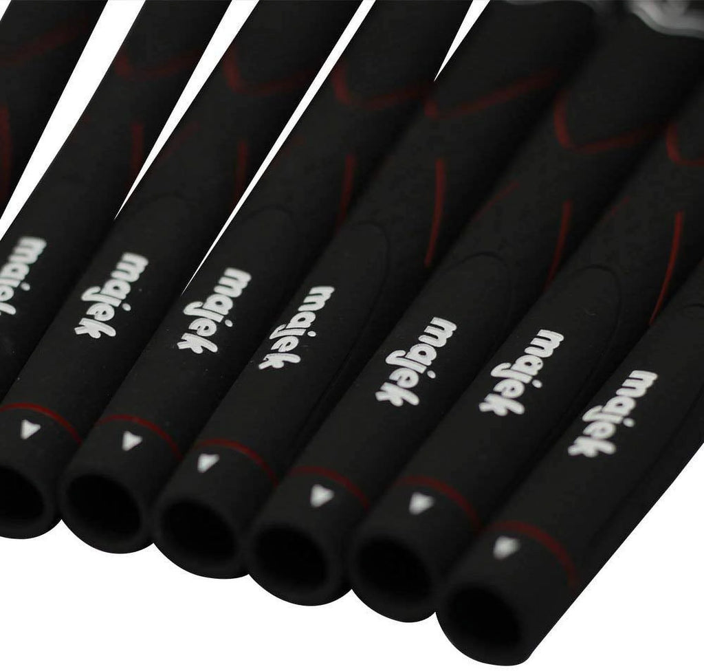 Midsize Black Golf Grips Kit with Grip Tape and Clamp F995
