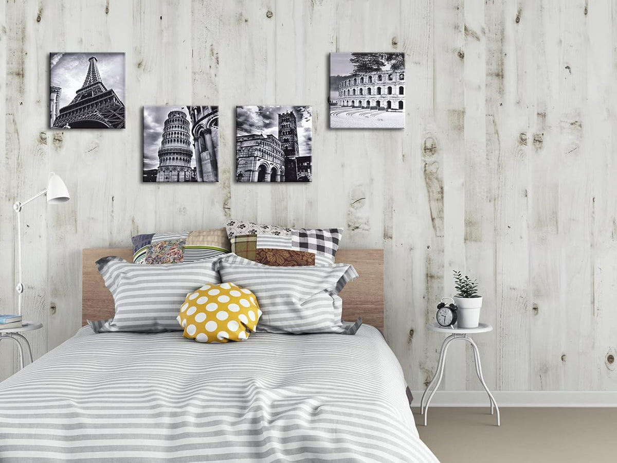 Black and White 4 Panels Giclee Canvas Prints C467871