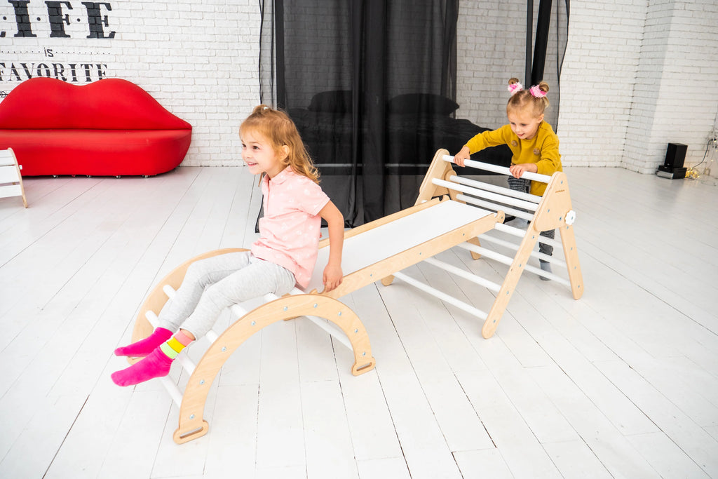 Montessori Climbing Set Wooden Toy Baby Gym A877504