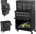 Black 8 Drawer Rolling Tool Chest with Lock T689827