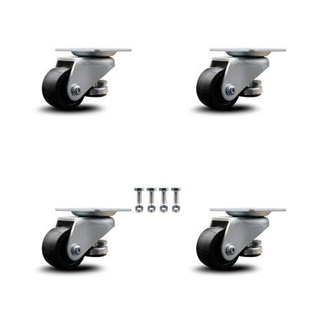 Nylon Swivel Light Duty Floor Leveling Caster Set of 4 O642
