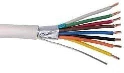22 AWG 8 Conductor Shielded Plenum Speaker Cable 500 Feet White Q598909