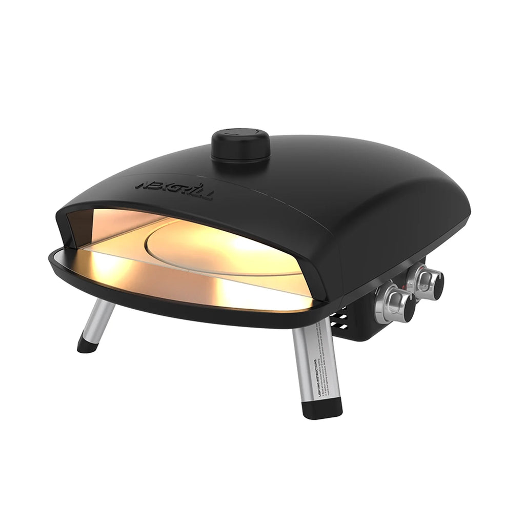 Propane Gas Outdoor Pizza Oven, Cast Aluminum, 14,000BTUs, Portable, Tabletop H829