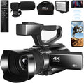 4K 48MP 60FPS Touch Screen Camcorder with Microphone K147