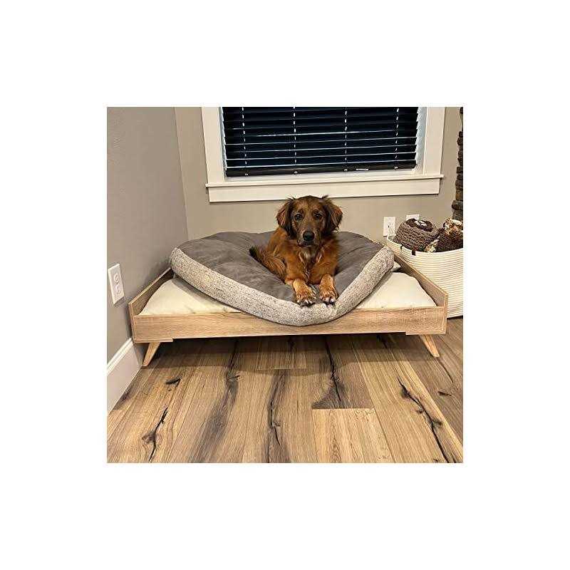 Raised Wooden Dog Bed Frame Y14598