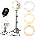 10" LED Ring Light with Tripod Stand Phone Holder I90037